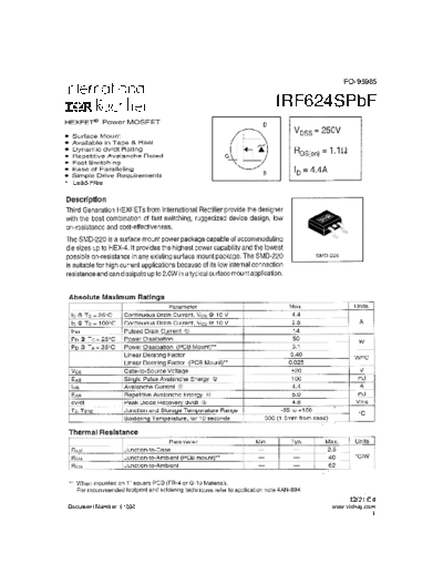 irf624spbf