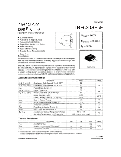 irf620spbf