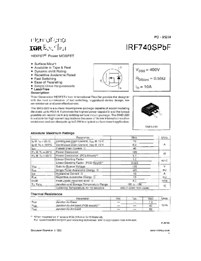irf740spbf