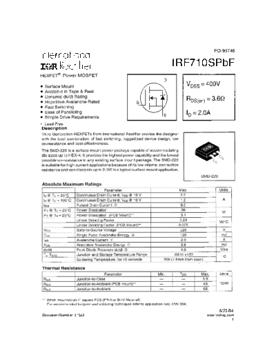 irf710spbf