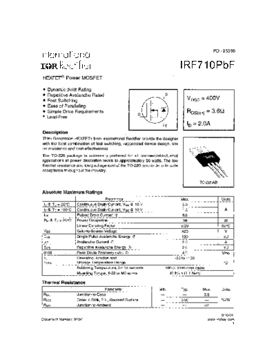 irf710pbf