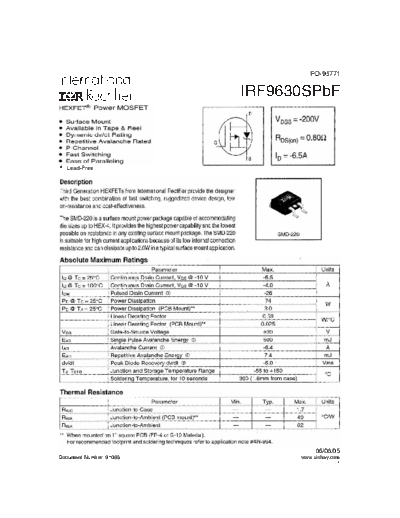 irf9630spbf