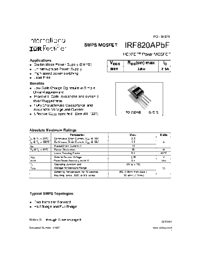 irf820a