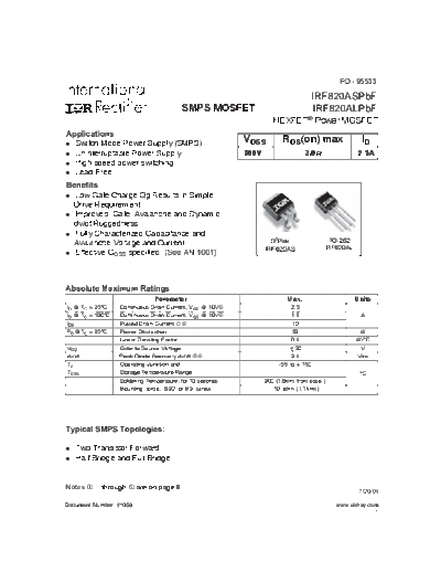 irf820as-al