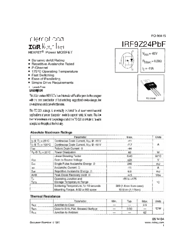 irf9z24pbf