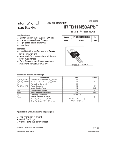 irfb11n50a