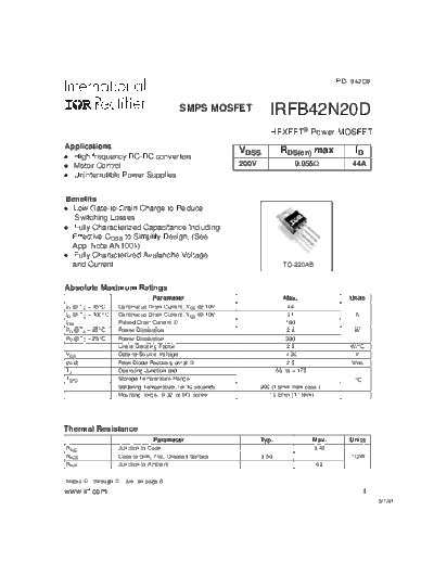 irfb42n20d