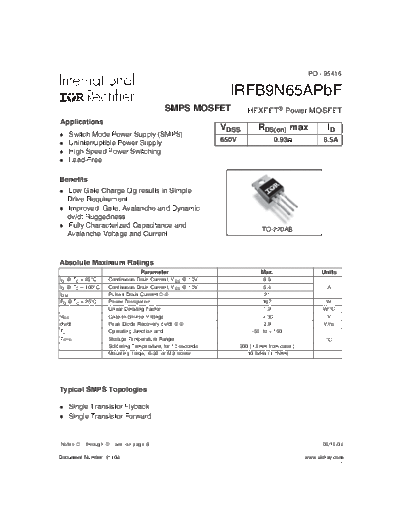 irfb9n65apbf