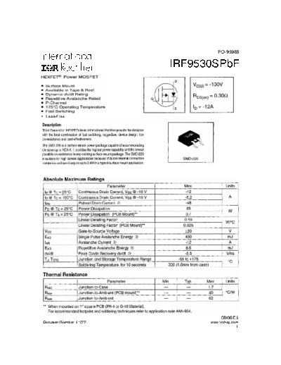 irf9530spbf