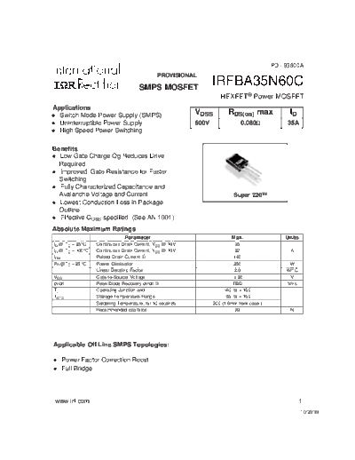 irfba35n60c