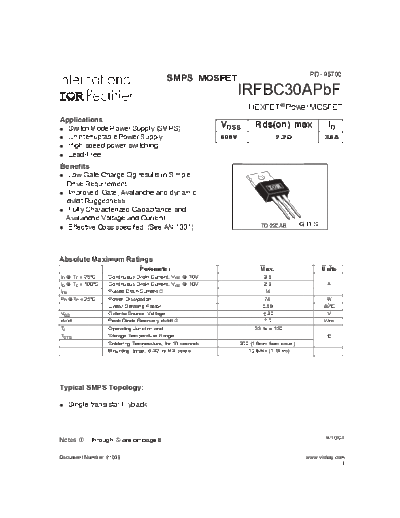 irfbc30a