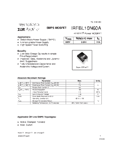 irfbl10n60a