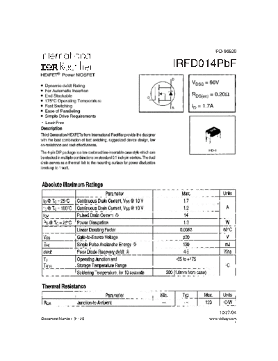 irfd014pbf