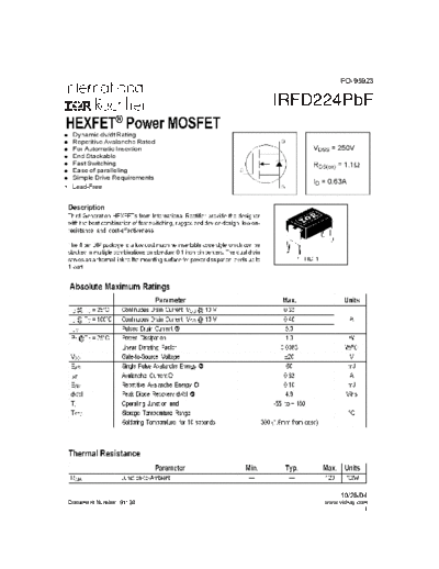 irfd224pbf