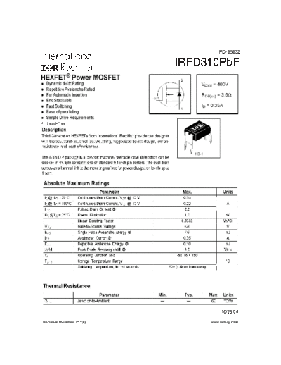 irfd310pbf