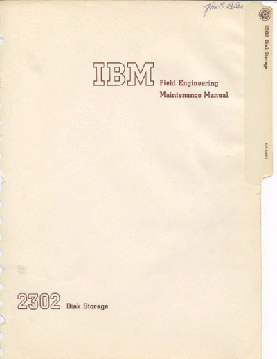 227-5864-3_FE_Maintenance_2302_Disk_Storage