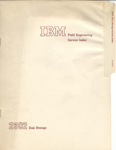 229-3587-0_FE_Service_Index_2302_Disk_Storage