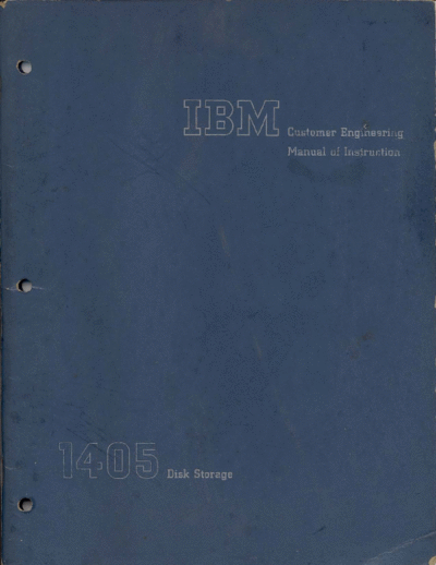 227-5542-0_CE_Instruction_1405_Disk_Storage