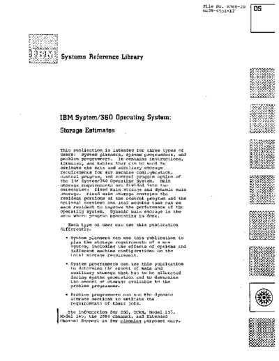 GC28-6551-12_Storage_Estimates_Rel_20_Jan71