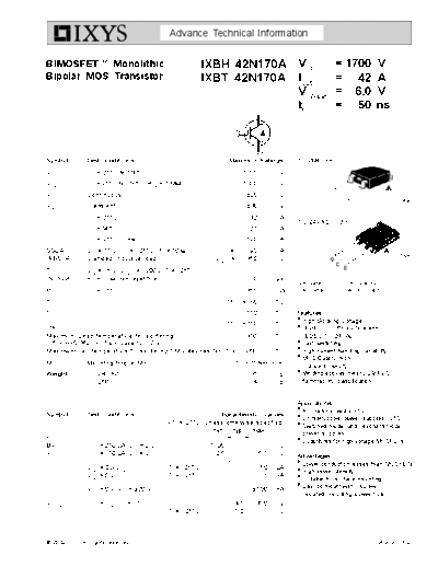 ixbh42n170a_ixbt42n170a