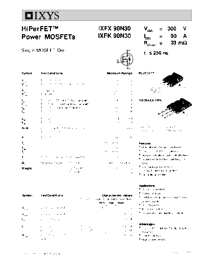 ixfx90n30_ixfk90n30