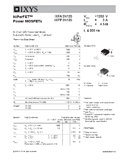 ixfa3n120_ixfp3n120
