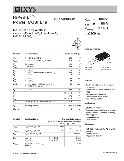 ixfb50n80q2