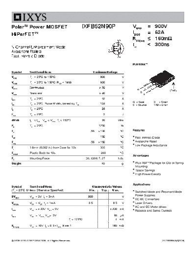 ixfb52n90p