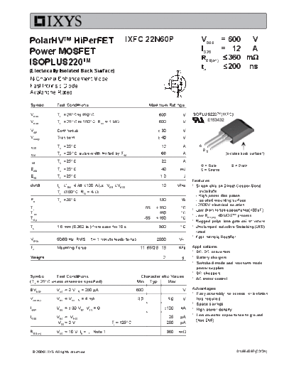 ixfc22n60p