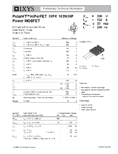 ixfk102n30p
