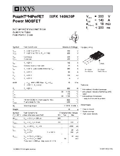 ixfk140n20p