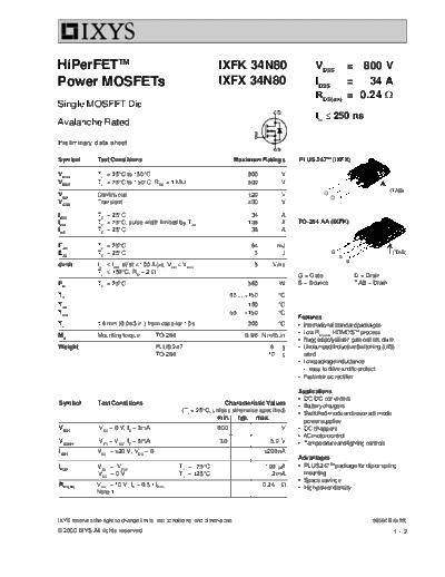 ixfk34n80_ixfx34n80