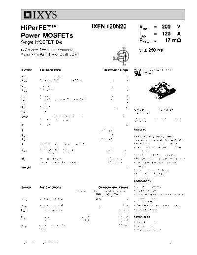 ixfn120n20