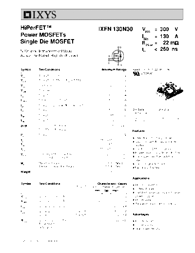 ixfn130n30