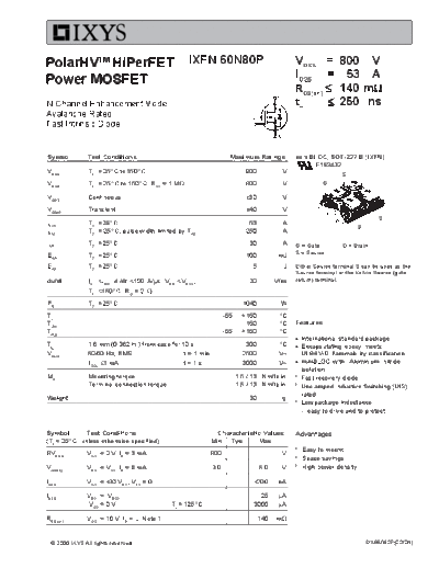 ixfn60n80p