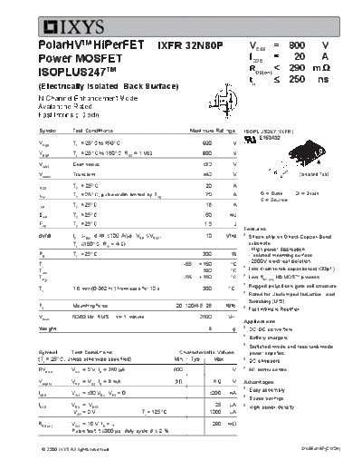 ixfr32n80p