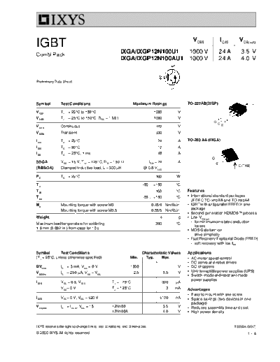 ixga12n100u1_ixgp12n100u1_ixga12n100au1_ixgp12n100au1