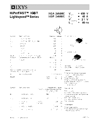 ixga24n60c_ixgp24n60c