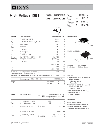 ixgh28n120b_ixgt28n120b