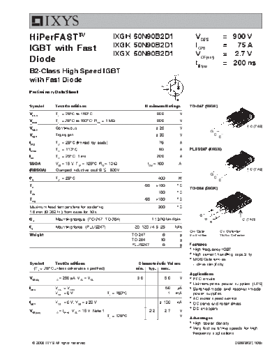 ixgh50n90b2d1_ixgk50n90b2d1_ixgx50n90b2d1