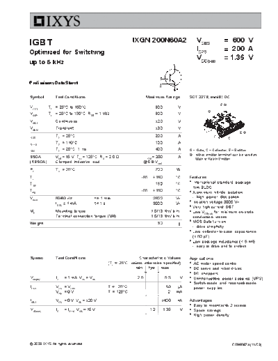 ixgn200n60a2