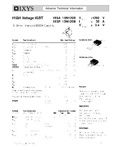 ixsa15n120b_ixsp15n120b