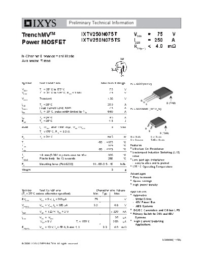 ixtv250n075t