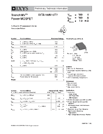 ixta160n10t7