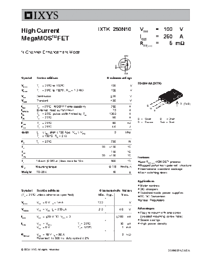 ixtk250n10