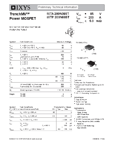ixta200n085t_ixtp200n085t