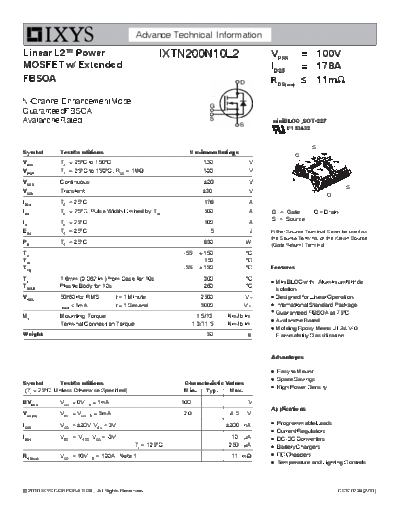 ixtn200n10l2