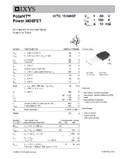 ixtq150n06p