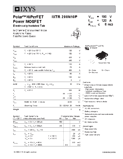 ixtr200n10p