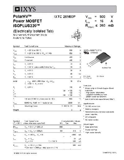 ixtc26n50p